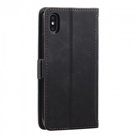 Case iPhone X / XS Two-tone Leatherette Reinforced Contours