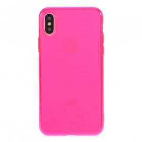 iPhone X / XS Transparent Silicone Case Colored