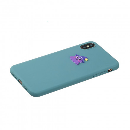 Case iPhone X / XS Silicone Logo Animal Fun