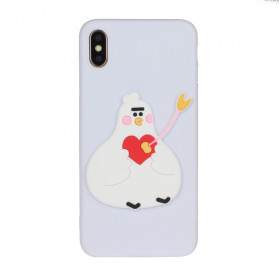 Case iPhone X / XS Silicone Logo Animal Fun