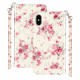 Case iPhone X / XS Flowers Light Spots with Strap