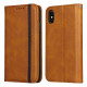 Flip Cover iPhone X / XS Leather Effect Two-tone with Strap