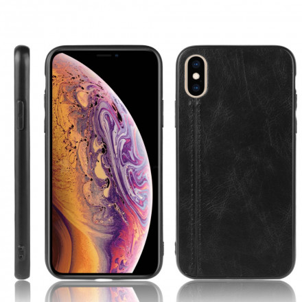 iPhone XS Max Leather effect Seam case