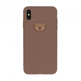 Case iPhone XS Max Silicone Logo Animal Fun