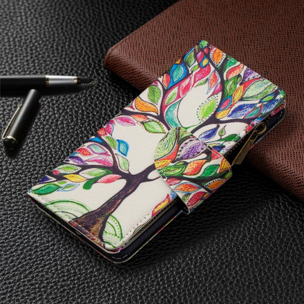 Case iPhone XS Max Zipped Pocket Tree