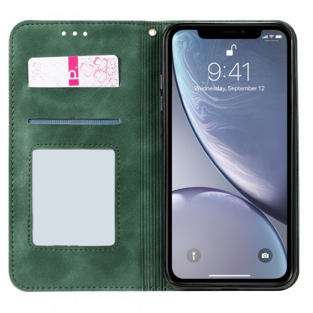 Flip Cover iPhone XS Max Fleurs Baroques