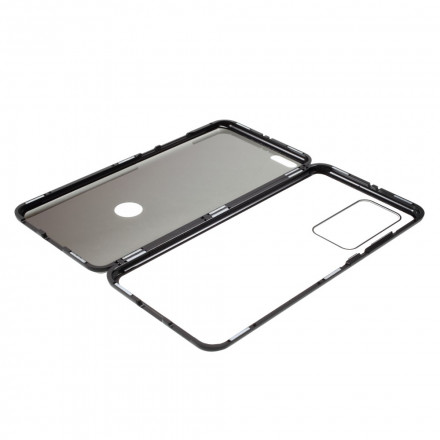 Huawei P40 Pro Case Metal Edges and Double Tempered Glass