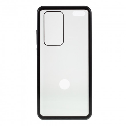 Huawei P40 Pro Cover Metal Edges and Double Tempered Glass