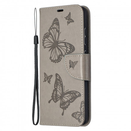 Case Samsung Galaxy A52 4G / A52 5G Butterflies in Flight with Strap