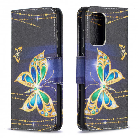 Samsung Galaxy A52 4G / A52 5G Gold Butterfly Case