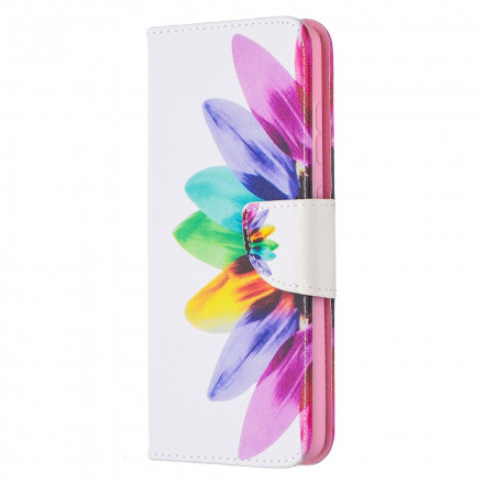 Cover Samsung Galaxy A52 4G / A52 5G Fleur Aquarelle