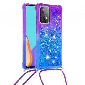 Samsung Galaxy A52 4G / A52 5G Silicone Case Glitter and Cord