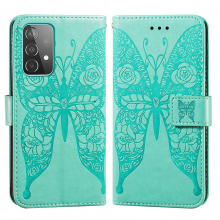 Case Samsung Galaxy A52 4G / A52 5G Butterfly Flower Pattern