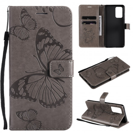 Case Samsung Galaxy A52 4G / A52 5G Giant Butterflies with Strap