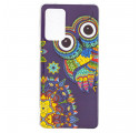 Case Samsung Galaxy A52 4G / A52 5G Owl Mandala Fluorescent