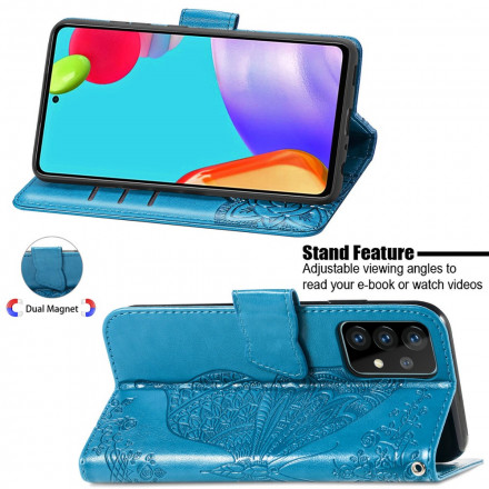 Cover Samsung Galaxy A52 4G / A52 5G Demi Papillons