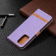 Case Samsung Galaxy A72 4G / A72 5G Fabric and Leather Effect