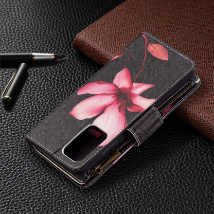 Case Samsung Galaxy A72 4G / A72 5G Zipped Pocket Flower
