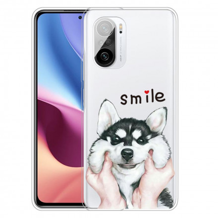 Case Poco F3 Smile Dog