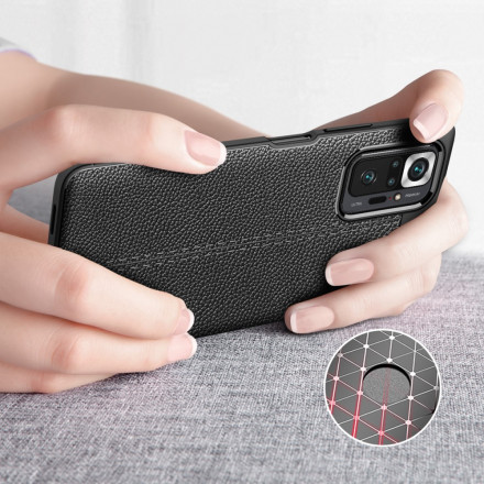Xiaomi Redmi Note 10 Pro Leather Case Lychee Effect Double Line