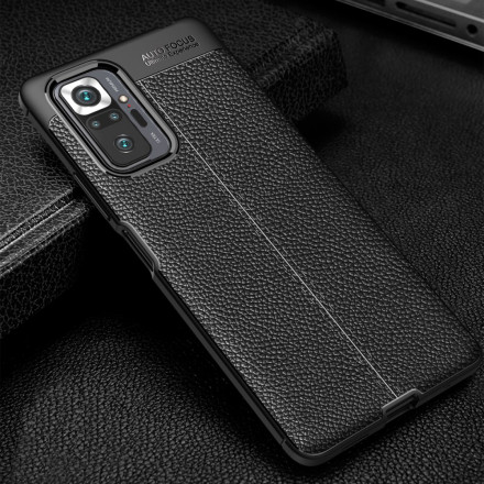 Xiaomi Redmi Note 10 Pro Leather Case Lychee Effect Double Line