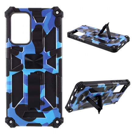 Case Samsung Galaxy A72 4G / A72 5G Camouflage Support Amovible