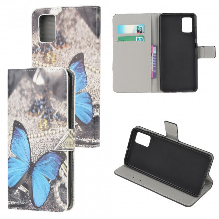 Xiaomi Redmi Note 10 / Note 10s Blue Butterfly Case
