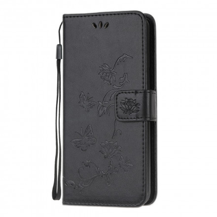 Xiaomi Redmi Note 10 / Note 10s Case Butterflies and Flowers