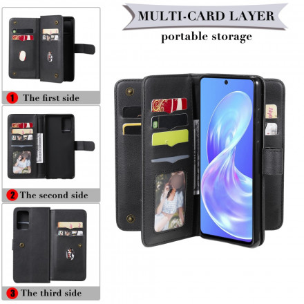 Case Samsung Galaxy A72 4G / A72 5G Multi-function 10 Card Holders