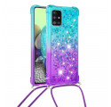 Samsung Galaxy A71 5G Silicone Case Glitter and String