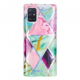 Samsung Galaxy A71 5G Marble Glitter Design Case