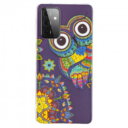 Case Samsung Galaxy A72 4G / A72 5G Owl Mandala Fluorescent