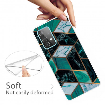 Samsung Galaxy A32 4G Geometric Marble Case