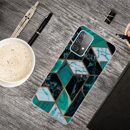 Samsung Galaxy A32 4G Geometric Marble Case