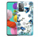 Case Samsung Galaxy A32 4G Butterflies and Flowers Retro