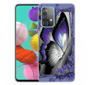 Case Samsung Galaxy A32 4G Butterfly Royal