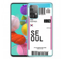 Case Samsung Galaxy A32 4G Boarding Pass to Seoul