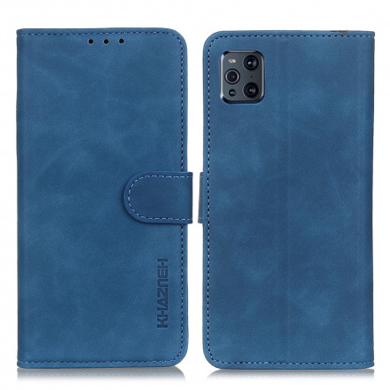 Cover Oppo Find X3 / X3 Pro Mate Effet Cuir Vintage KHAZNEH