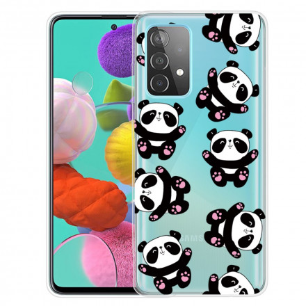 Case Samsung Galaxy A32 4G Top Pandas Fun
