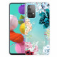 Samsung Galaxy A32 4G Transparent Watercolor Flower Case