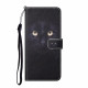 Samsung Galaxy A32 4G Black Cat Eye Case with Strap