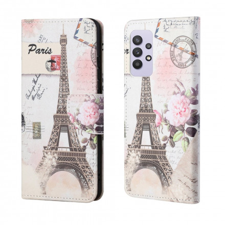 Cover Samsung Galaxy A32 4G Tour Eiffel Rétro