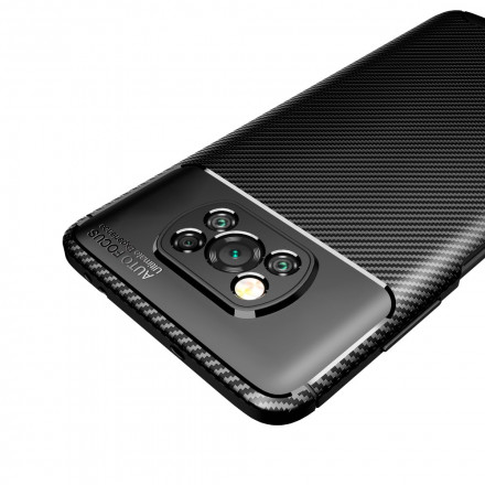 Xiaomi Poco X3 Flexible Carbon Fiber Texture Case
