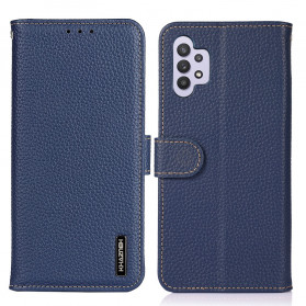 Cover Samsung Galaxy A32 4G Cuir Lychee KHAZNEH