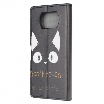 Cover Xiaomi Poco X3 Don't Touch My Cell Phone