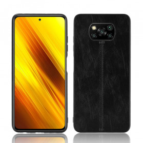 Xiaomi Poco X3 Leather effect Seam case