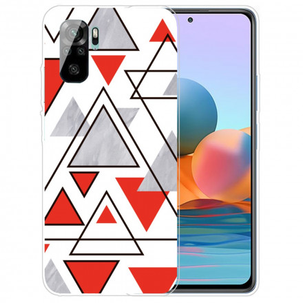 Xiaomi Redmi Note 10 / Note 10s Marble Triangles Case