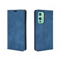 OnePlus
 9 Soft Silk The
ather Effect Flip Cover