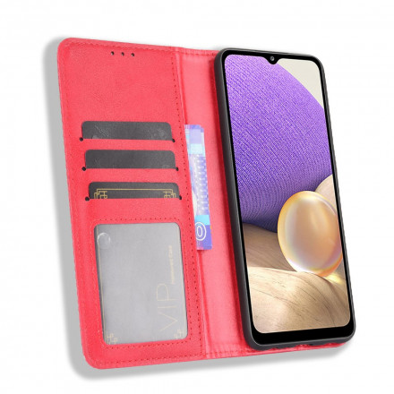 Flip Cover OnePlus 9 Vintage Leather Effect