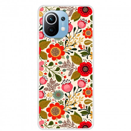 Xiaomi Mi 11 Cover Tapestry Flowered
